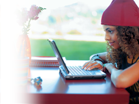 Girl with Laptop